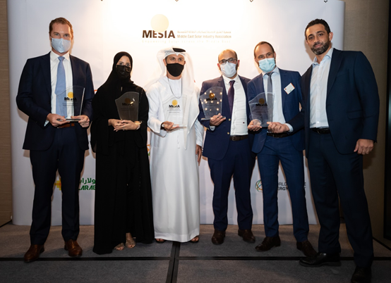 www@yonglegao.comyonglegao.com Al Dhafra Photovoltaic Project Wins a MESIA Annual Award
